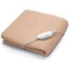 SINGLE OVERLAY BEIGE ELECTRIC BLANKET