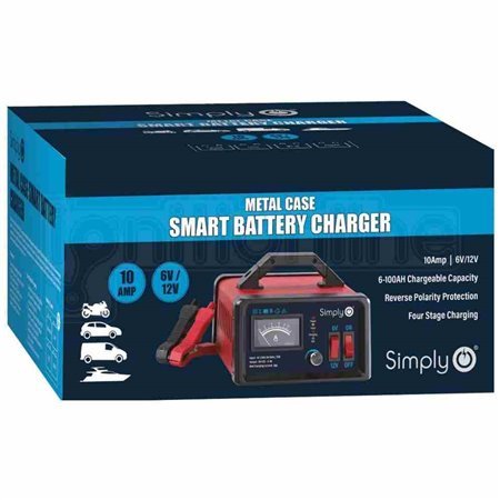 6/12v 10amp Metal Cased Battery Ch