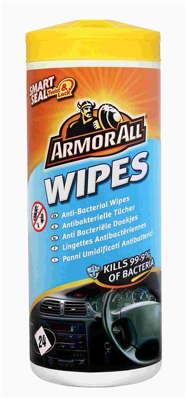 Armor All Anti-bacterial Wipes 24 Wipes