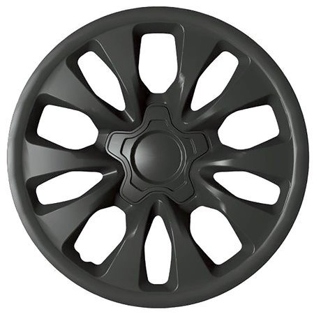 13 "RUBY BLACK WHEEL COVER SET OF 4 IN SHRINK WRAP