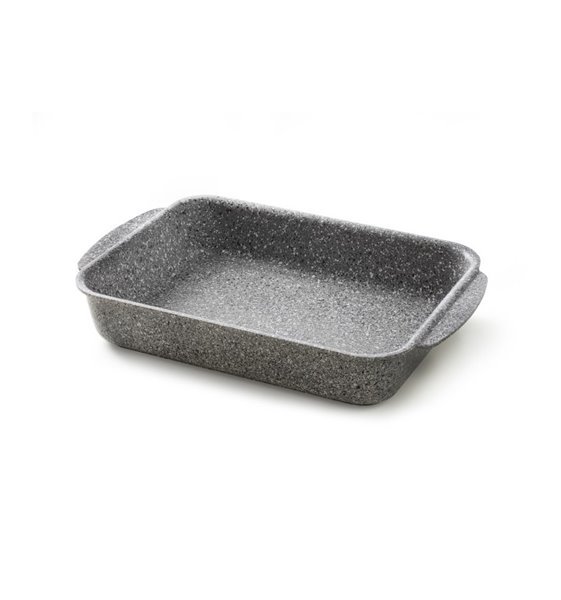 Cuore Di Pietra-rectangular Non-stick Stone Pan Cm.35