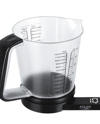 Adler Kitchen Scale With A Cup- 1.2lt, 5kg Max