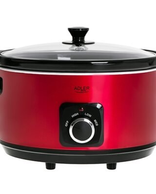 Adler Slow Cooker 5.8l Red