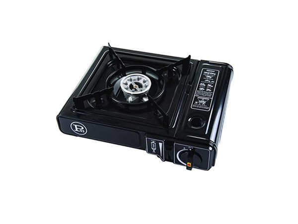 Portable Gass Burner/ Cooker,  1set/plastic Box  Iron+aluminum