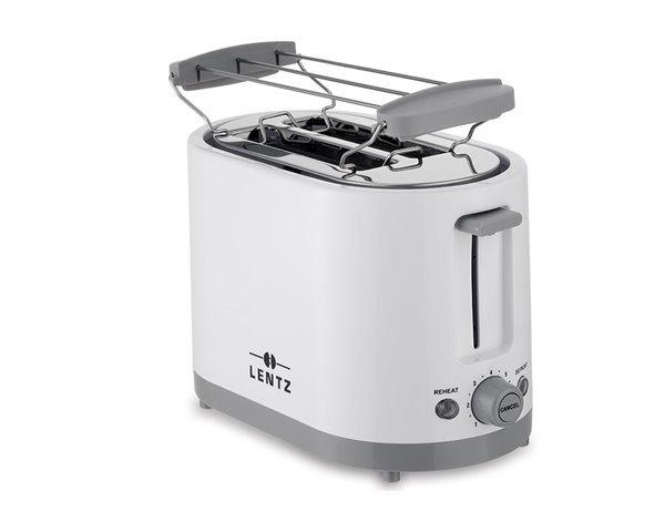 2-SLICE TOASTER WHITE 650-750 WATTS LENTZ