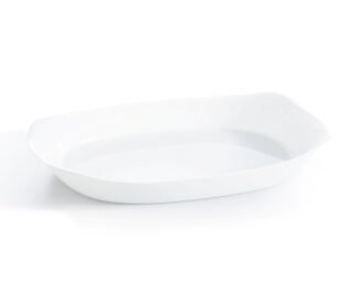 Carine Rectangular Dish White Culinary Opal 34*25*5.4cm K6