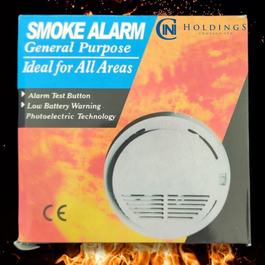 Battery Powered Smoke Alarm- 9v- Battery Included