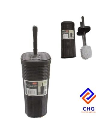 Closed Toilet Brush Rattan Dark Coffee K24