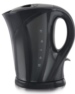 KETTLE 1,7L BLACK PLASTIC LENTZ