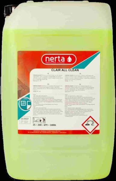 Nerta 25lt Clair All Clean Perfumed
- Textile,interior,exterior Plasti